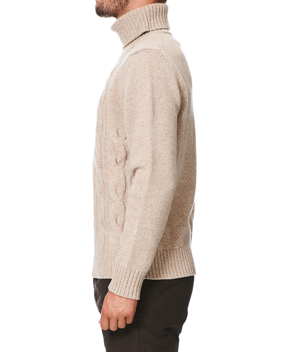 Homme | Pulls Et Tricots | Morris Heritage | Heritage Heavy Rollneck Beige