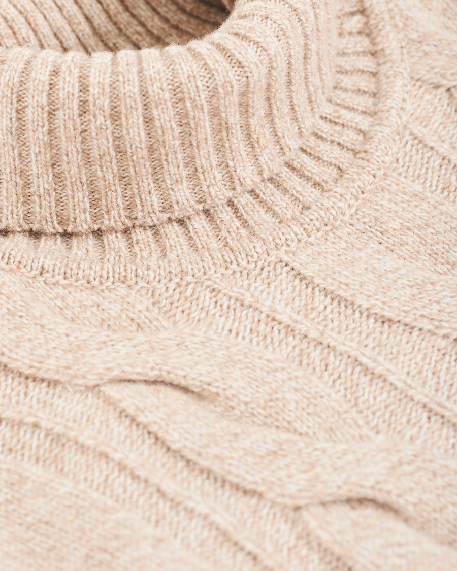 Homme | Pulls Et Tricots | Morris Heritage | Heritage Heavy Rollneck Beige