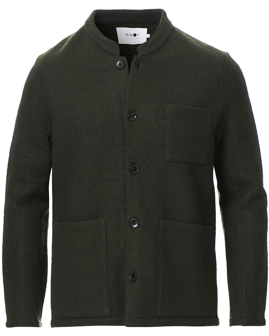 Homme | Blazers | NN07 | Oswald Wool Blazer Army Green