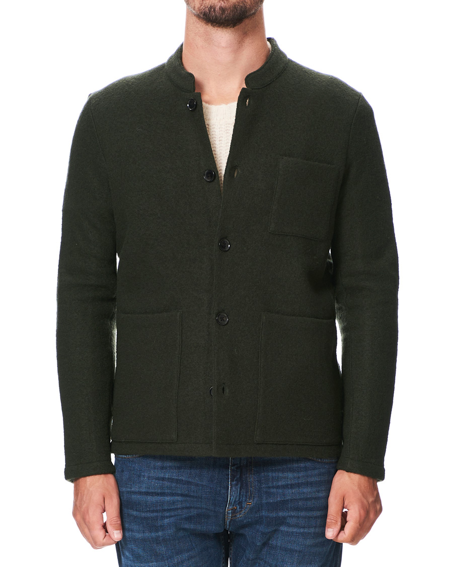Homme | Blazers | NN07 | Oswald Wool Blazer Army Green
