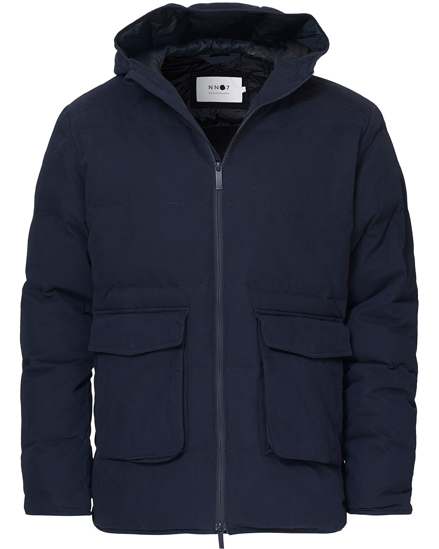 Homme | Manteaux Et Vestes | NN07 | Mason Prima Loft Hooded Jacket Navy