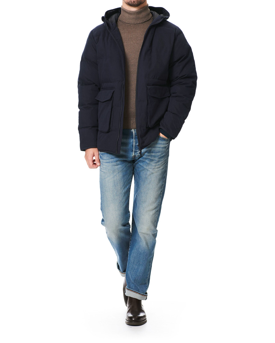 Homme | Manteaux Et Vestes | NN07 | Mason Prima Loft Hooded Jacket Navy