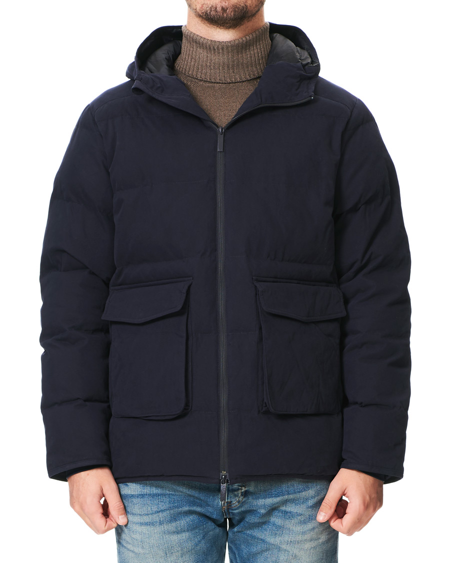 Homme | Manteaux Et Vestes | NN07 | Mason Prima Loft Hooded Jacket Navy