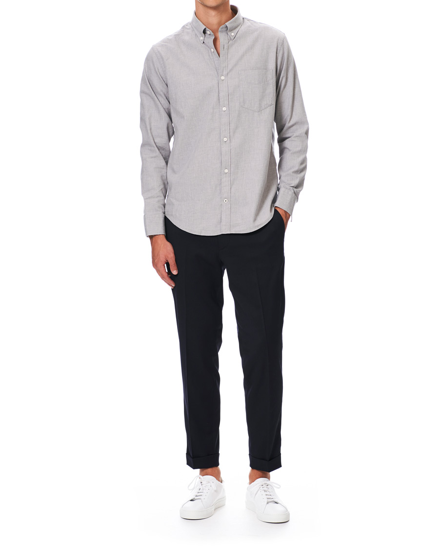 Homme | Chemises | NN07 | Levon Light Flannel Shirt Grey