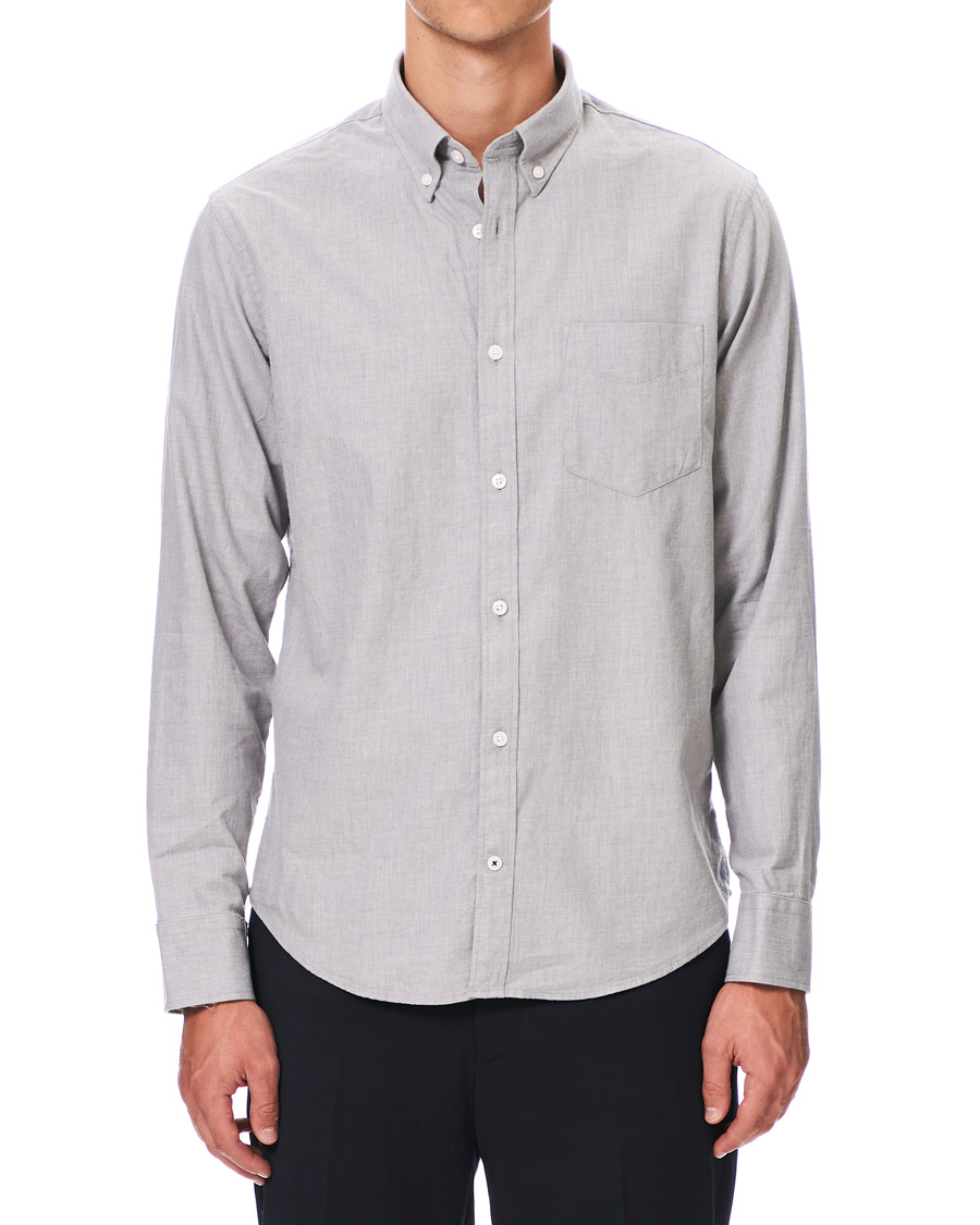 Homme | Chemises | NN07 | Levon Light Flannel Shirt Grey