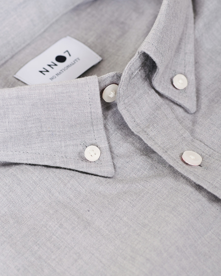 Homme | Chemises | NN07 | Levon Light Flannel Shirt Grey