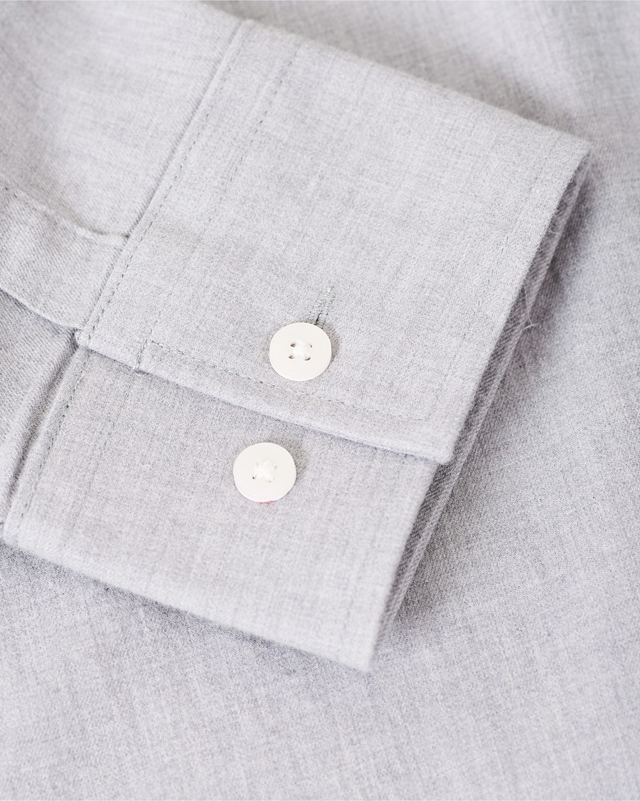 Homme | Chemises | NN07 | Levon Light Flannel Shirt Grey