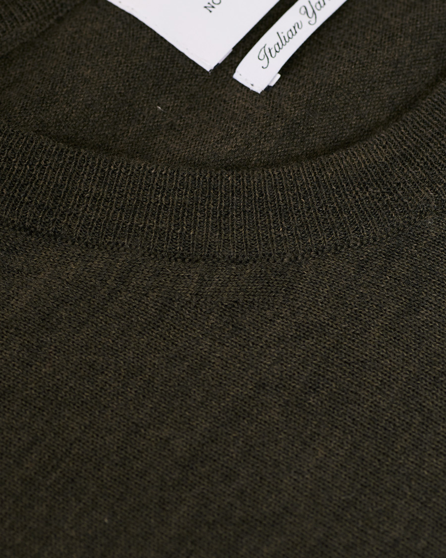 Homme | Pulls Et Tricots | NN07 | Ted Merino Crew Neck Pullover Army Green