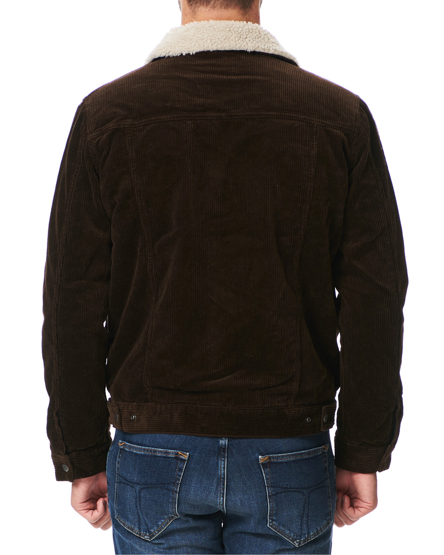 Homme | Manteaux Et Vestes | Nudie Jeans | Bonny Corduroy Pile Jacket Brown