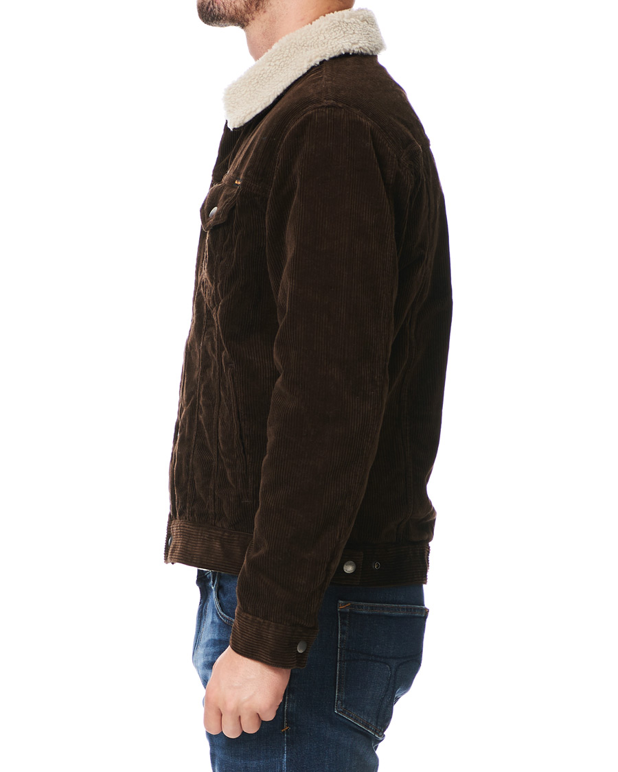 Homme | Manteaux Et Vestes | Nudie Jeans | Bonny Corduroy Pile Jacket Brown