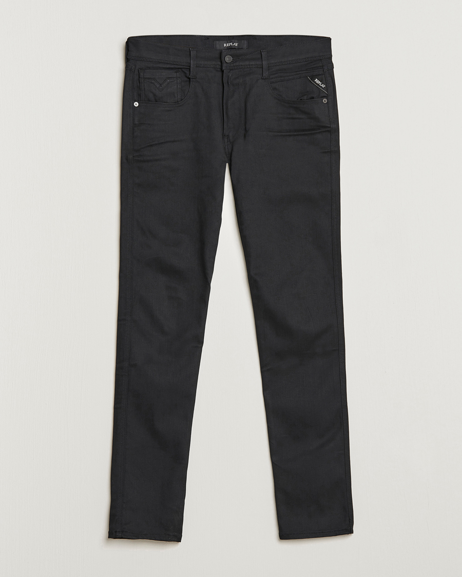 Homme | Jeans | Replay | Anbass Hyperflex Reused Jeans Black
