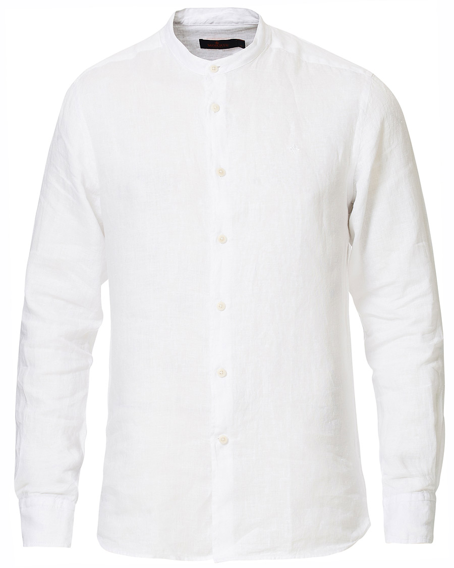Homme | Chemises | Morris | Nicolas Band Collar Shirt White
