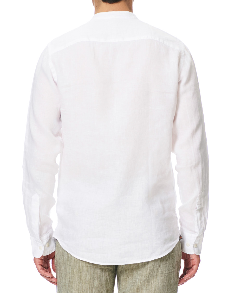Homme | Chemises | Morris | Nicolas Band Collar Shirt White