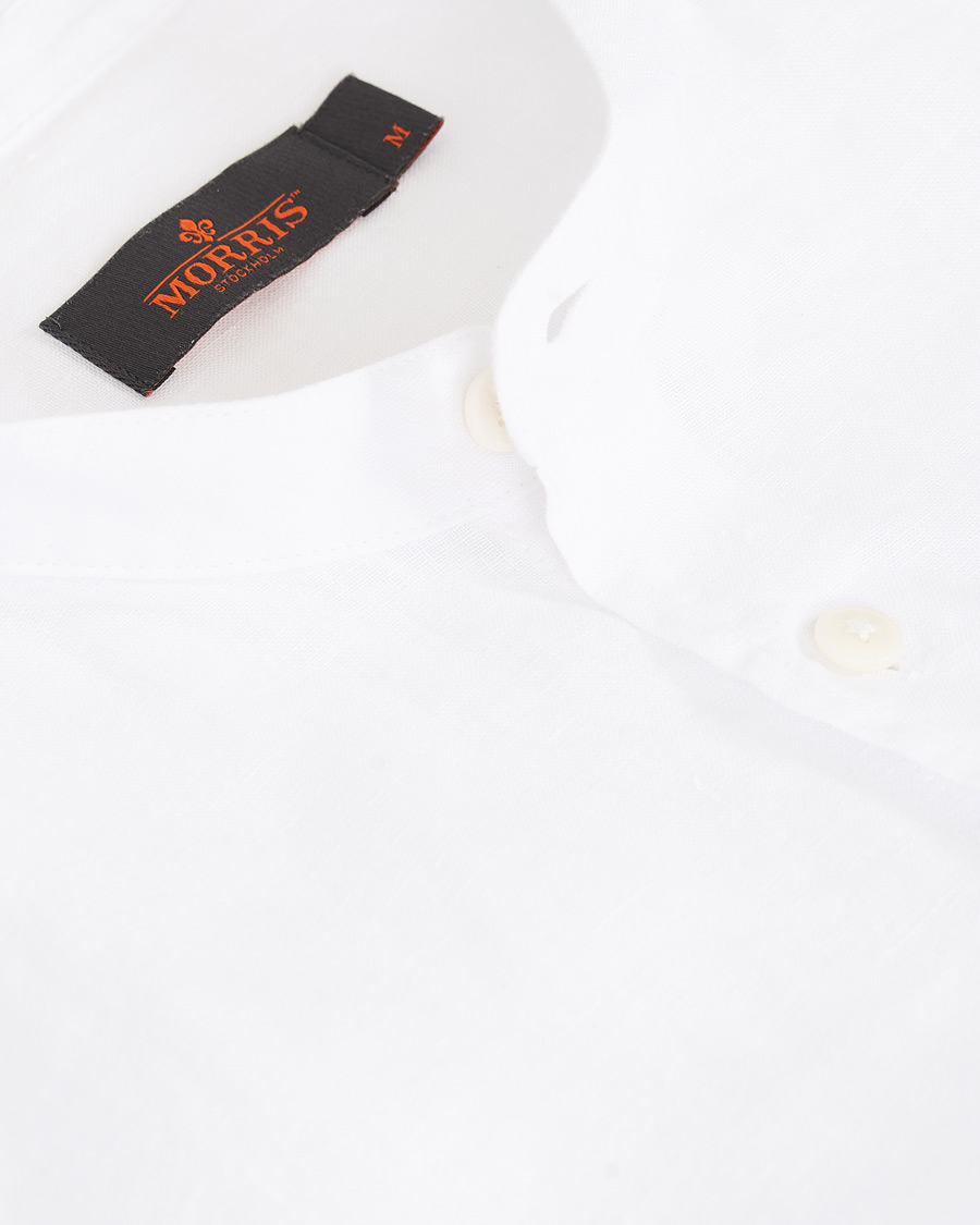 Homme | Chemises | Morris | Nicolas Band Collar Shirt White