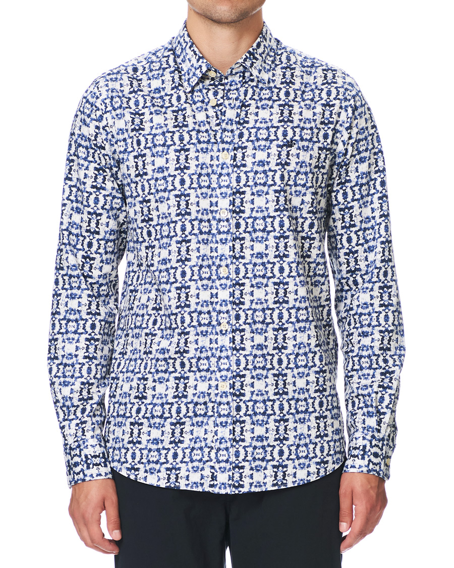 Homme | Chemises | Morris | Pascal Button Under Shirt Blue