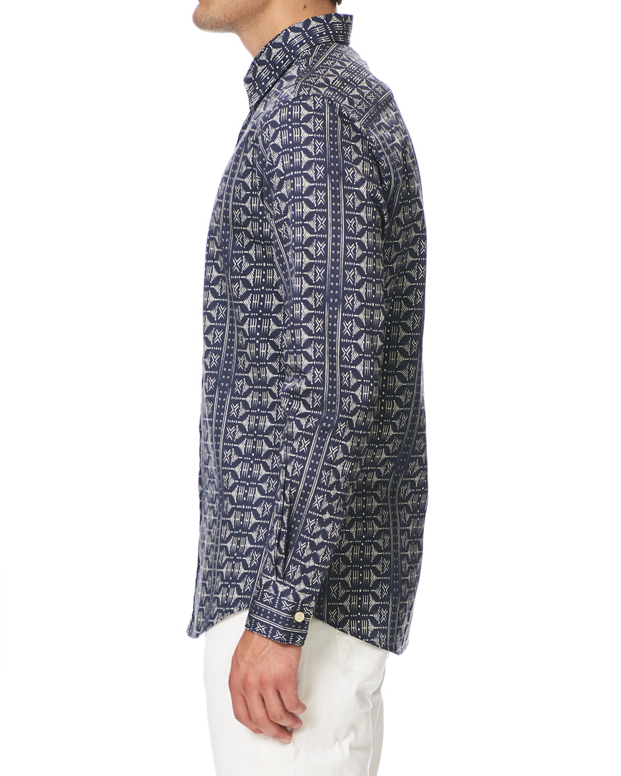 Heren | Overhemden | Morris | Pascal Button Under Shirt Blue