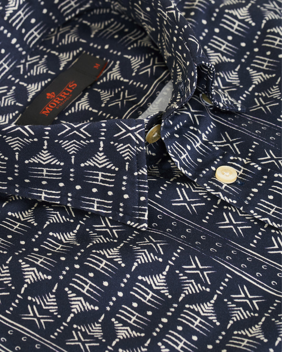 Heren | Overhemden | Morris | Pascal Button Under Shirt Blue