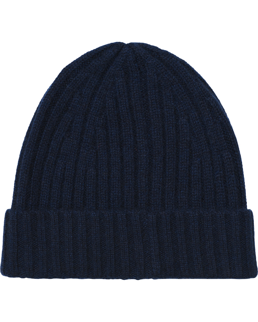 Homme | Stenströms Ribbed Cashmere Hat Navy | Stenströms | Ribbed Cashmere Hat Navy
