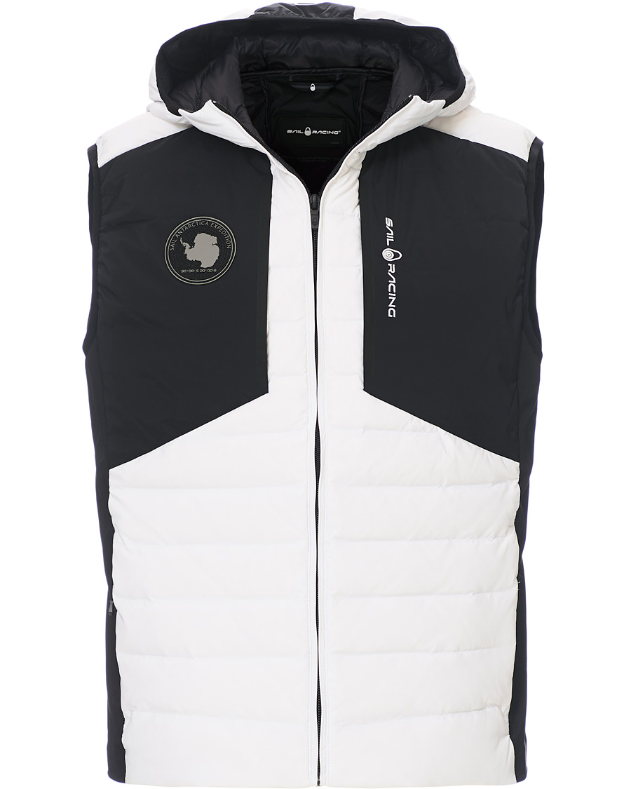 Heren | Jassen | Sail Racing | Antartica Hybrid Hooded Vest White