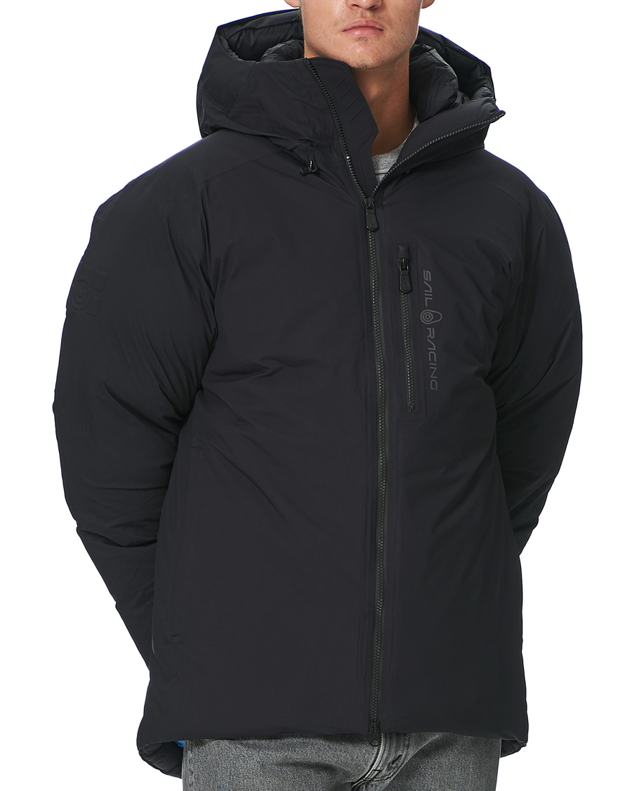 Heren | Jassen | Sail Racing | Black Ice Gore-Tex Down Hooded Jacket Carbon