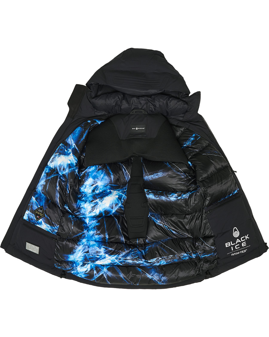 Heren | Jassen | Sail Racing | Black Ice Gore-Tex Down Hooded Jacket Carbon