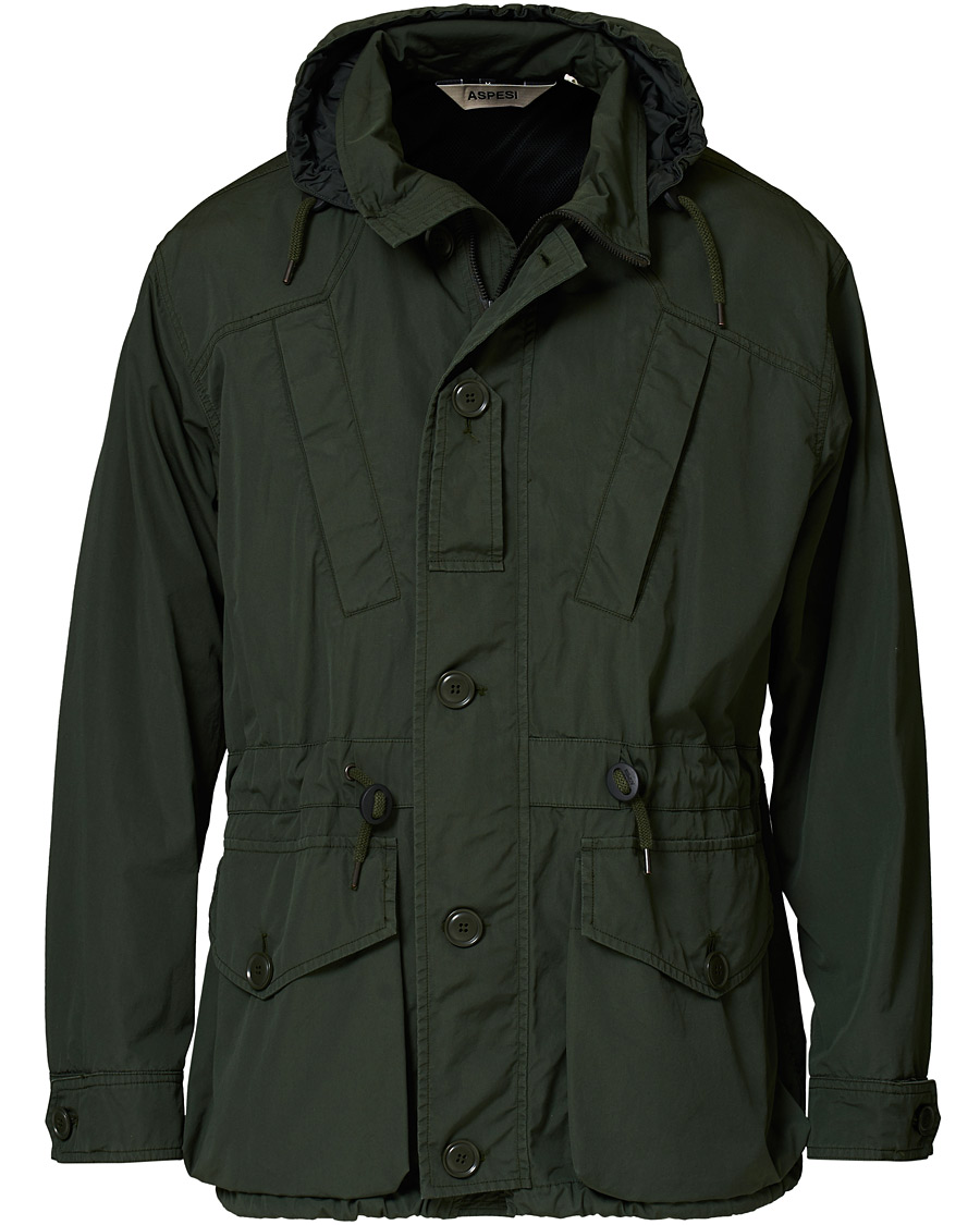 Heren | Jassen | Aspesi | Utility Parka Dark Green