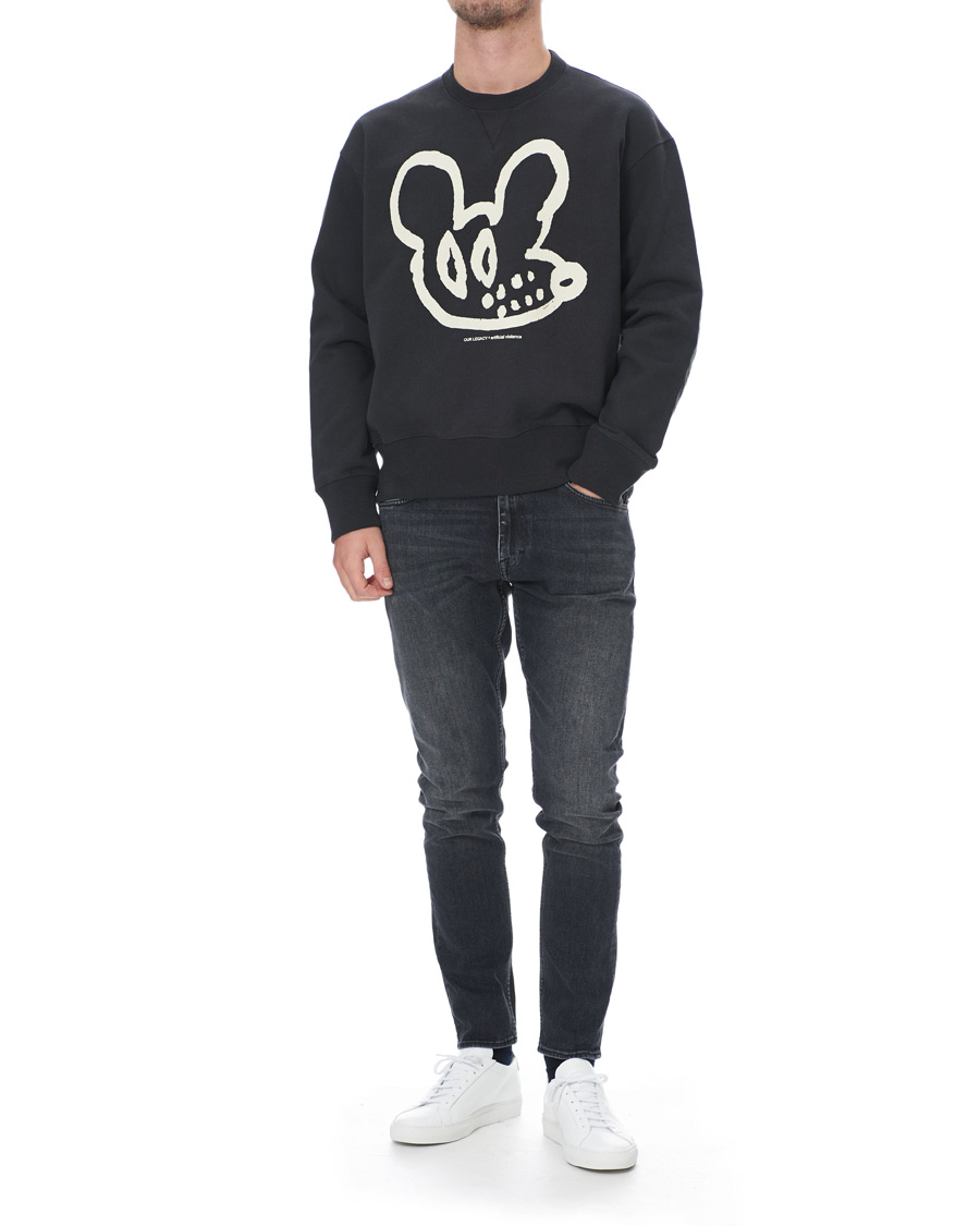 Homme | Pulls Et Tricots | Our Legacy | Base Graphic Sweatshirt Black