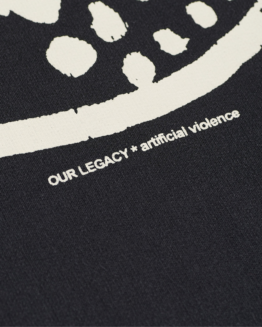 Homme | Pulls Et Tricots | Our Legacy | Base Graphic Sweatshirt Black