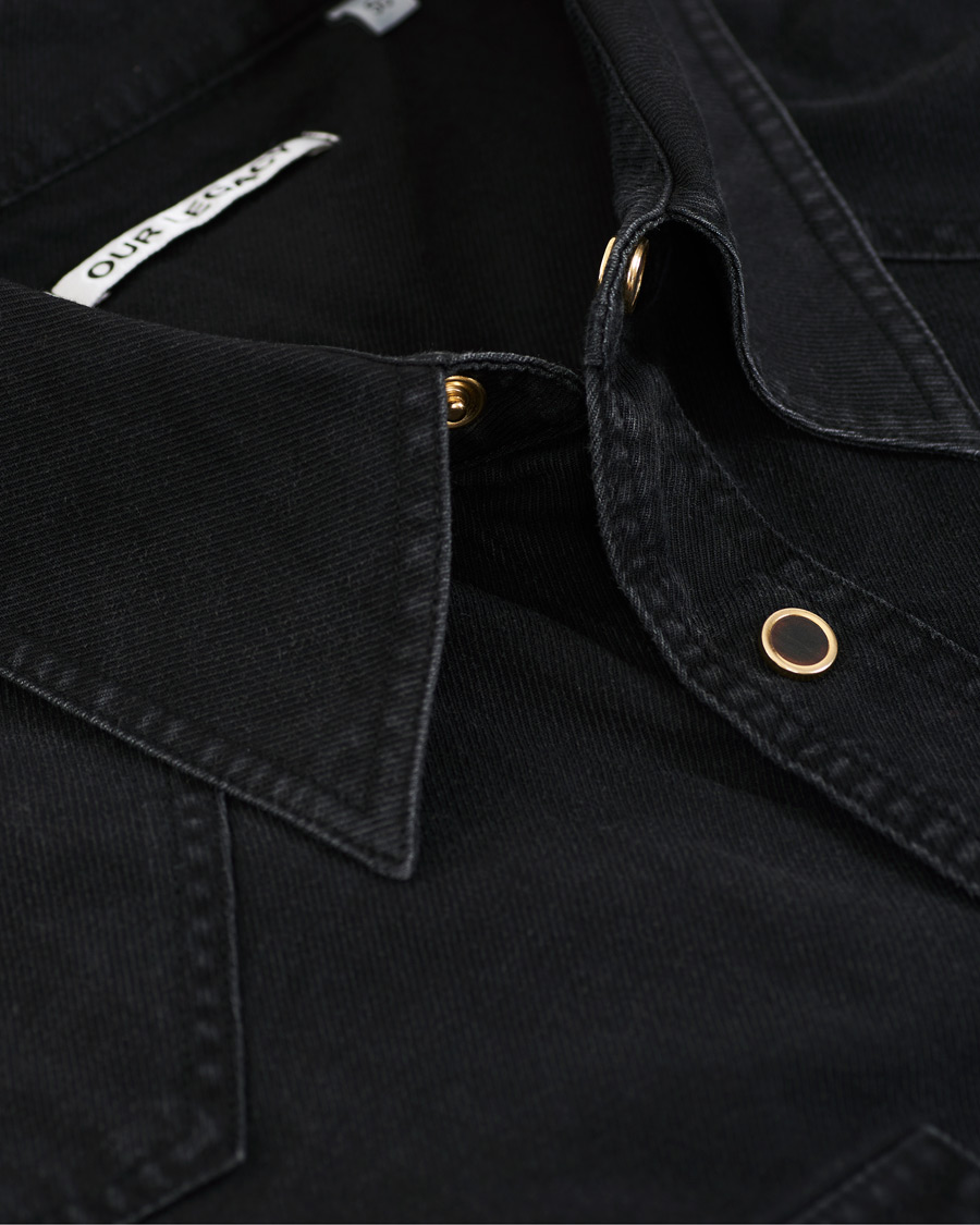 Heren | Overhemden | Our Legacy | Denim Western Shirt Black