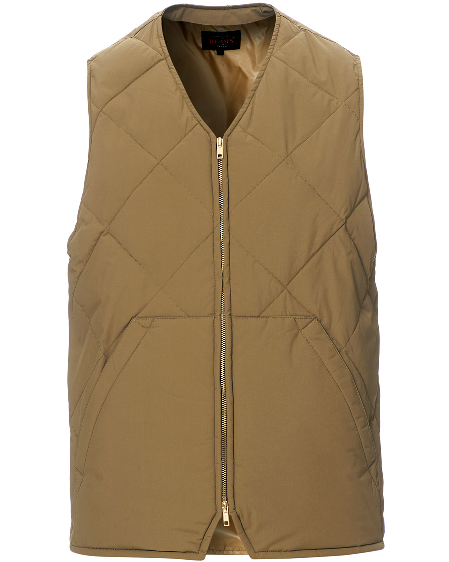 Homme | Manteaux Et Vestes | BEAMS PLUS | Eco Ripstop Nylon Vest Olive