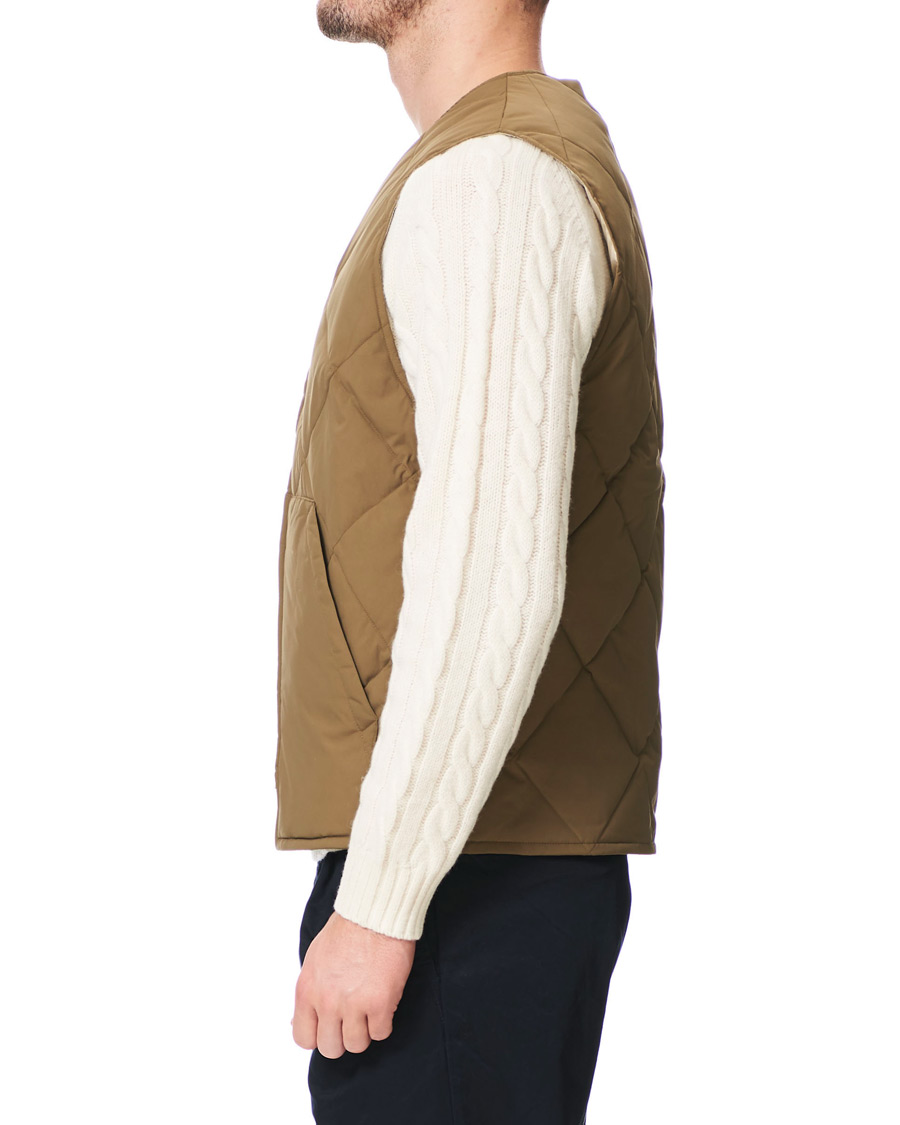 Homme | Manteaux Et Vestes | BEAMS PLUS | Eco Ripstop Nylon Vest Olive
