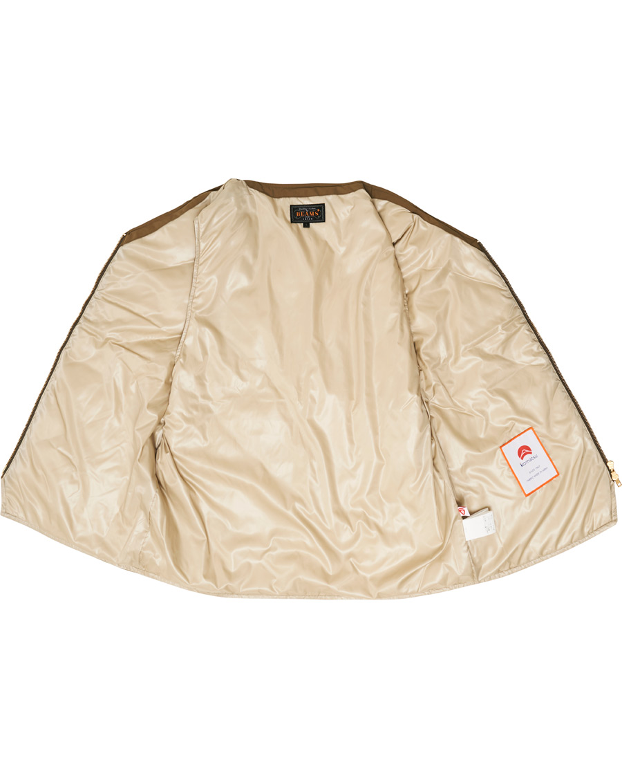 Homme | Manteaux Et Vestes | BEAMS PLUS | Eco Ripstop Nylon Vest Olive