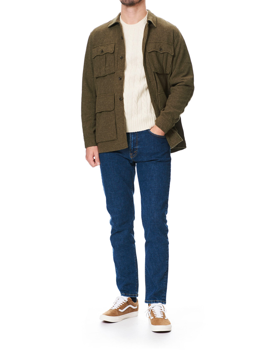 Homme | Pulls Et Tricots | BEAMS PLUS | Crew Neck Cable Sweater White