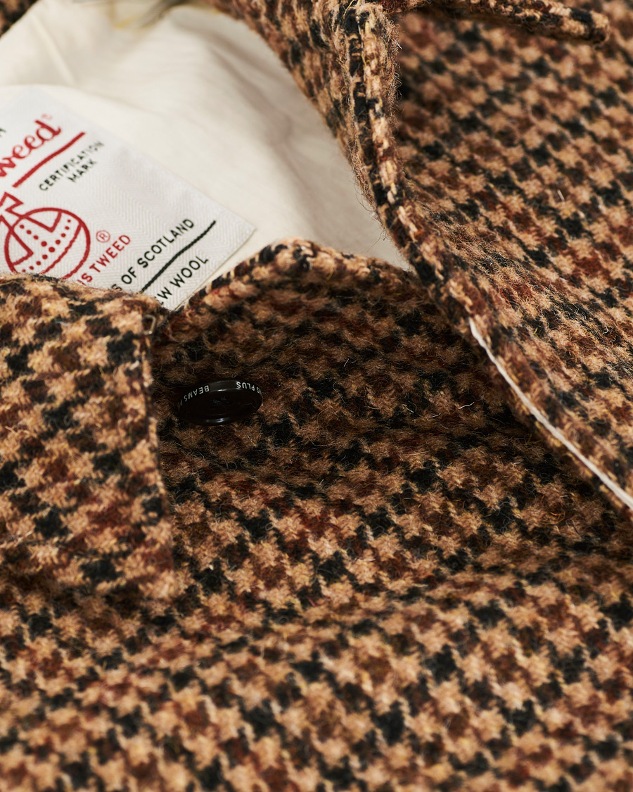 Homme | Manteaux Et Vestes | BEAMS PLUS | Harris Tweed Balmacaan Coat Gun Club Check
