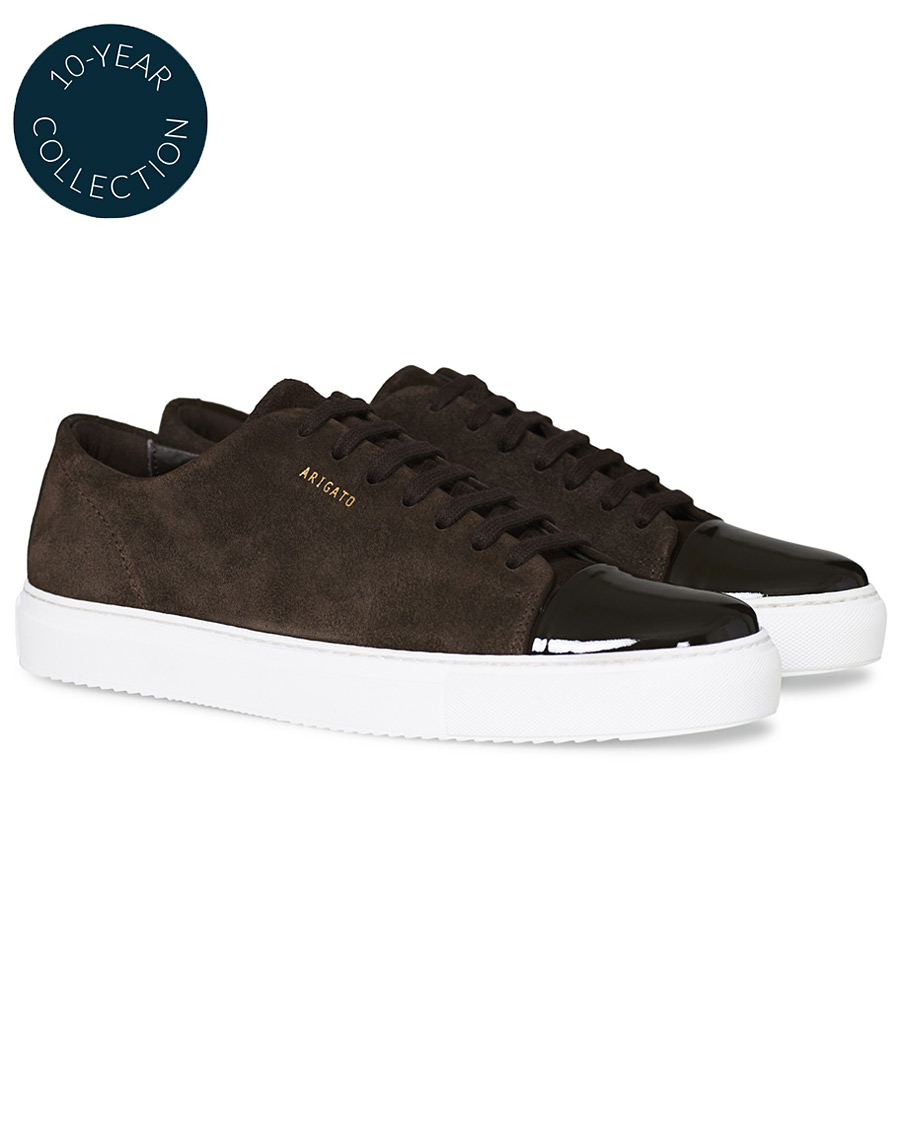 Homme | Axel Arigato High Shine Toe Cap Sneaker Brown Suede | Axel Arigato | High Shine Toe Cap Sneaker Brown Suede
