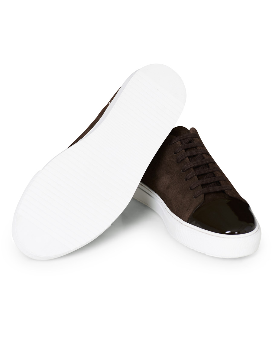 Homme | Axel Arigato High Shine Toe Cap Sneaker Brown Suede | Axel Arigato | High Shine Toe Cap Sneaker Brown Suede