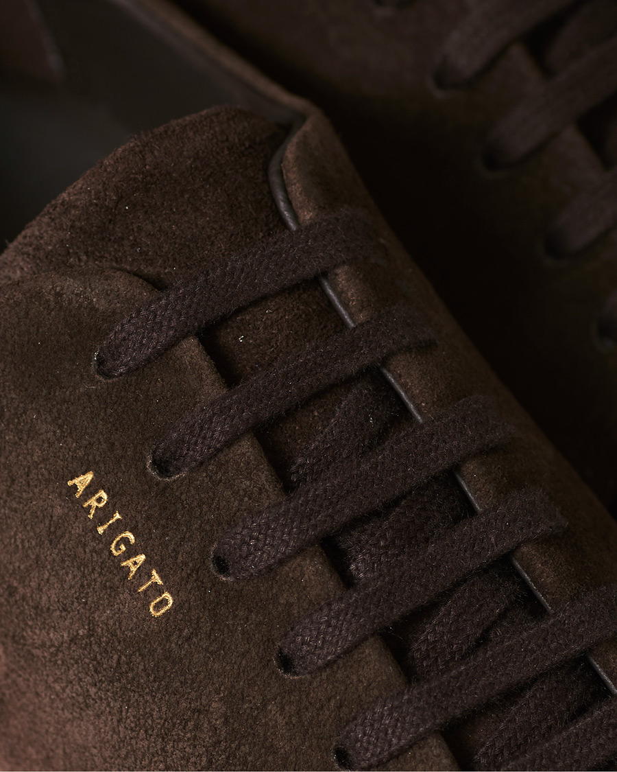 Homme | Axel Arigato High Shine Toe Cap Sneaker Brown Suede | Axel Arigato | High Shine Toe Cap Sneaker Brown Suede