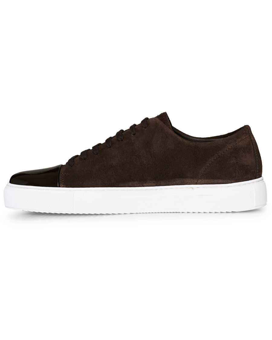 Homme | Axel Arigato High Shine Toe Cap Sneaker Brown Suede | Axel Arigato | High Shine Toe Cap Sneaker Brown Suede
