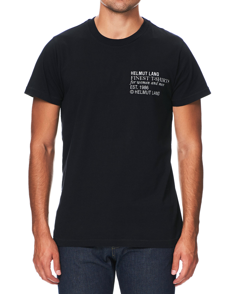 Homme | T-shirts | Helmut Lang | Standard Finest Tee Black