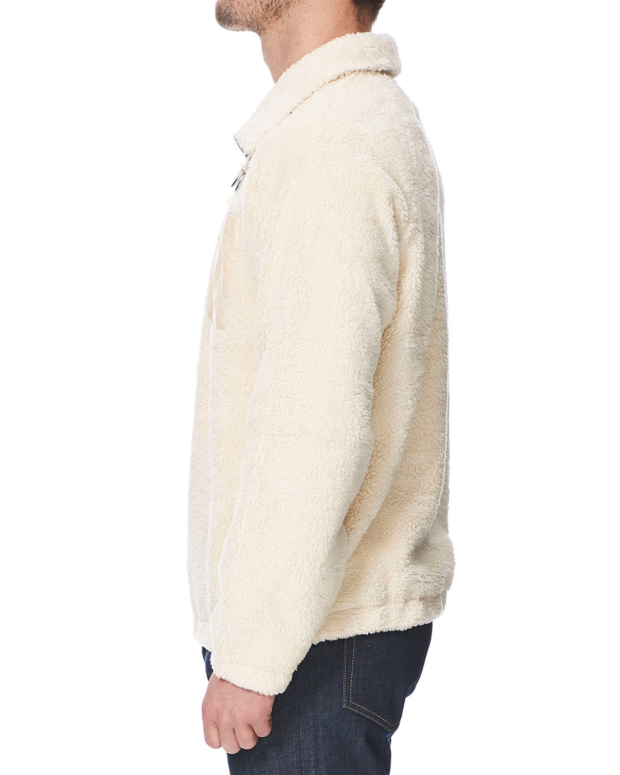 Homme | Pulls Et Tricots | Helmut Lang | Shaggy Half Zip Fleece Winter White