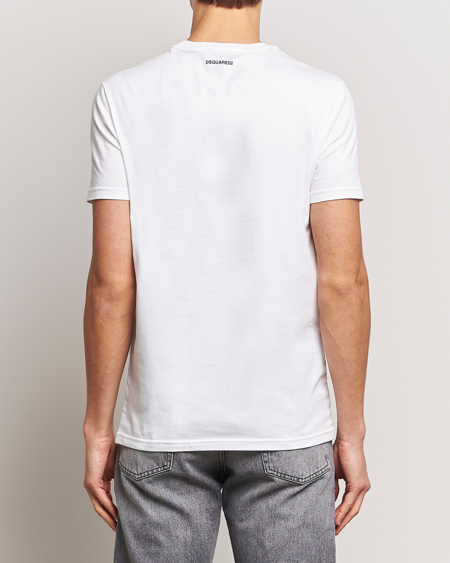 Homme | T-shirts | Dsquared2 | 2-Pack Cotton Stretch Crew Neck Tee White