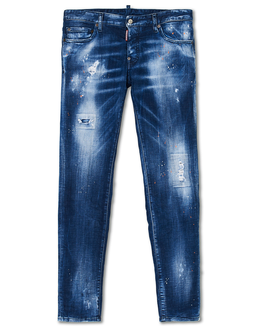 Homme | Jeans | Dsquared2 | Slim Jeans Medium Orange Country Wash