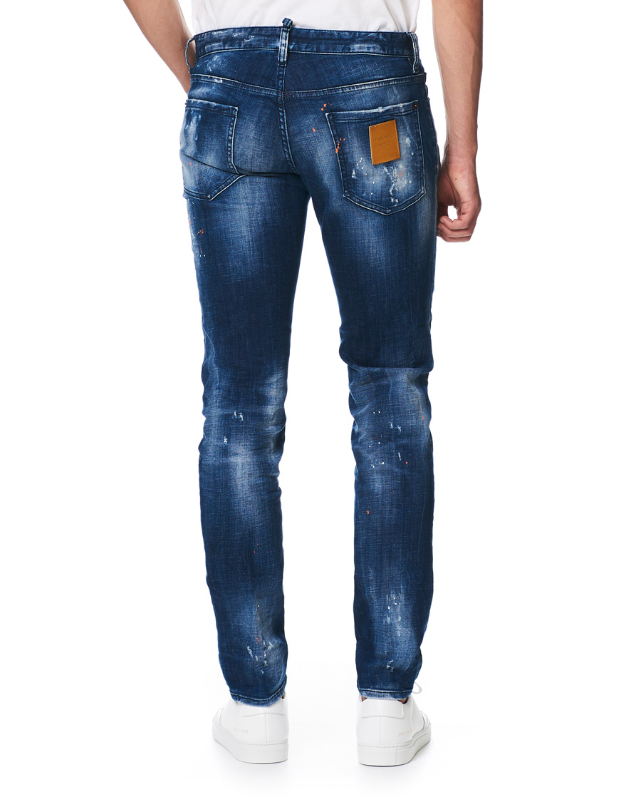 Homme | Jeans | Dsquared2 | Slim Jeans Medium Orange Country Wash
