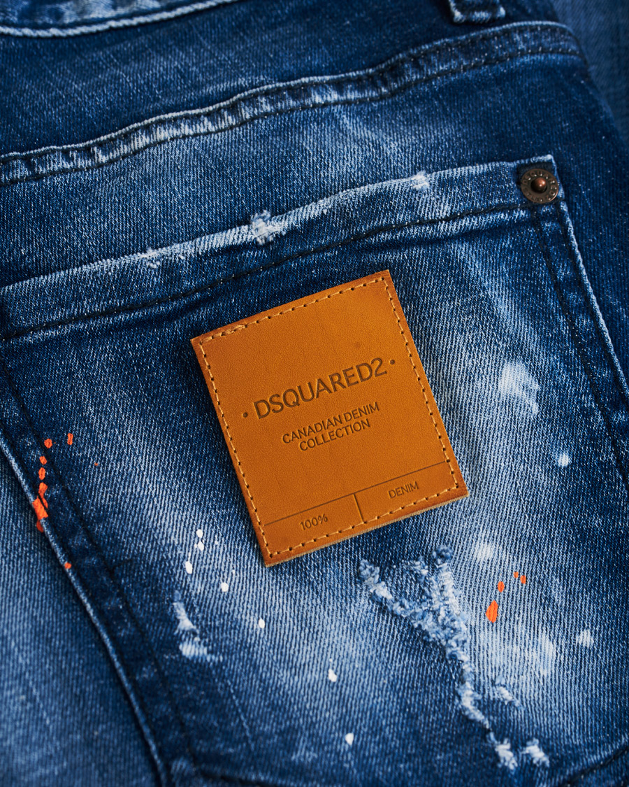 Homme | Jeans | Dsquared2 | Slim Jeans Medium Orange Country Wash