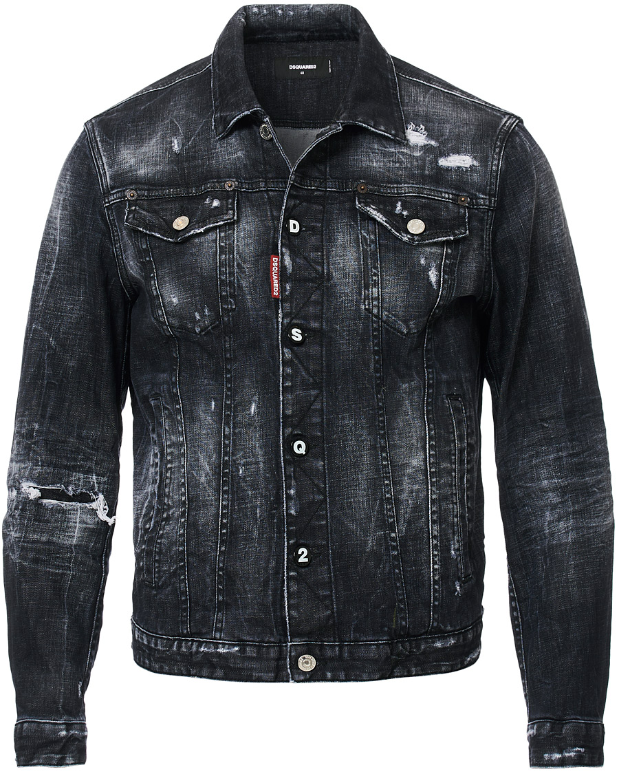 Homme | Manteaux Et Vestes | Dsquared2 | Dan Dean Denim Jacket Washed Black