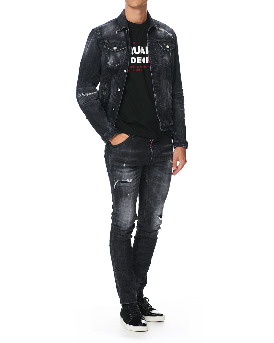 Homme | Manteaux Et Vestes | Dsquared2 | Dan Dean Denim Jacket Washed Black