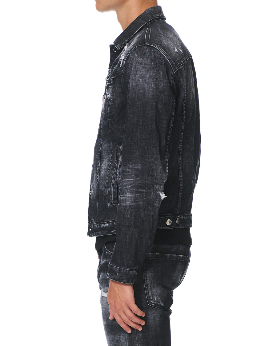 Homme | Manteaux Et Vestes | Dsquared2 | Dan Dean Denim Jacket Washed Black