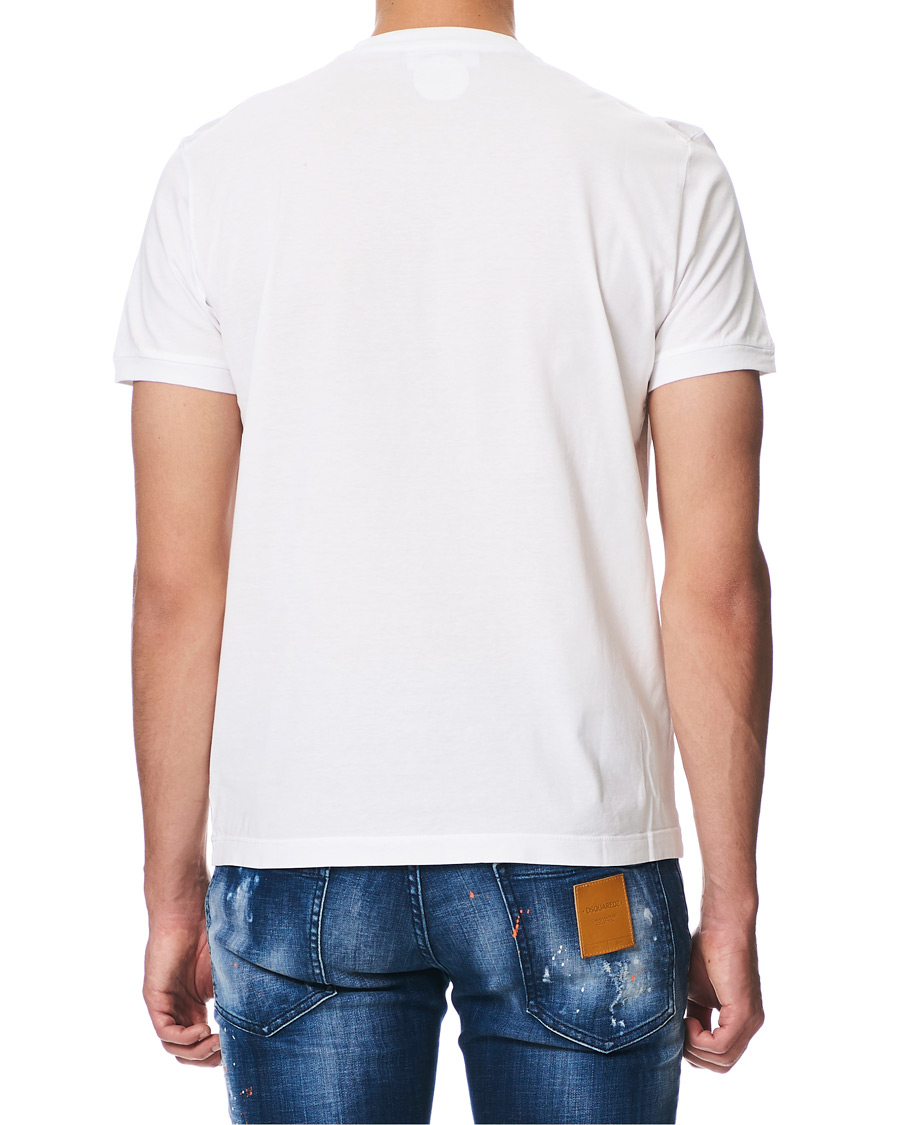 Heren | T-shirts | Dsquared2 | Slouch Fit Logo Crew Neck Tee White