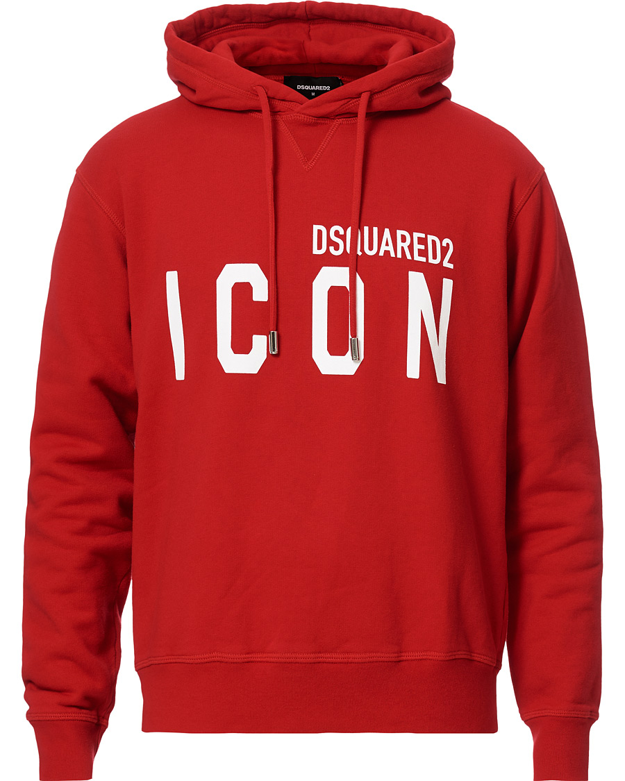 Homme | Pulls Et Tricots | Dsquared2 | Cool Fit Icon Logo Hoodie Red