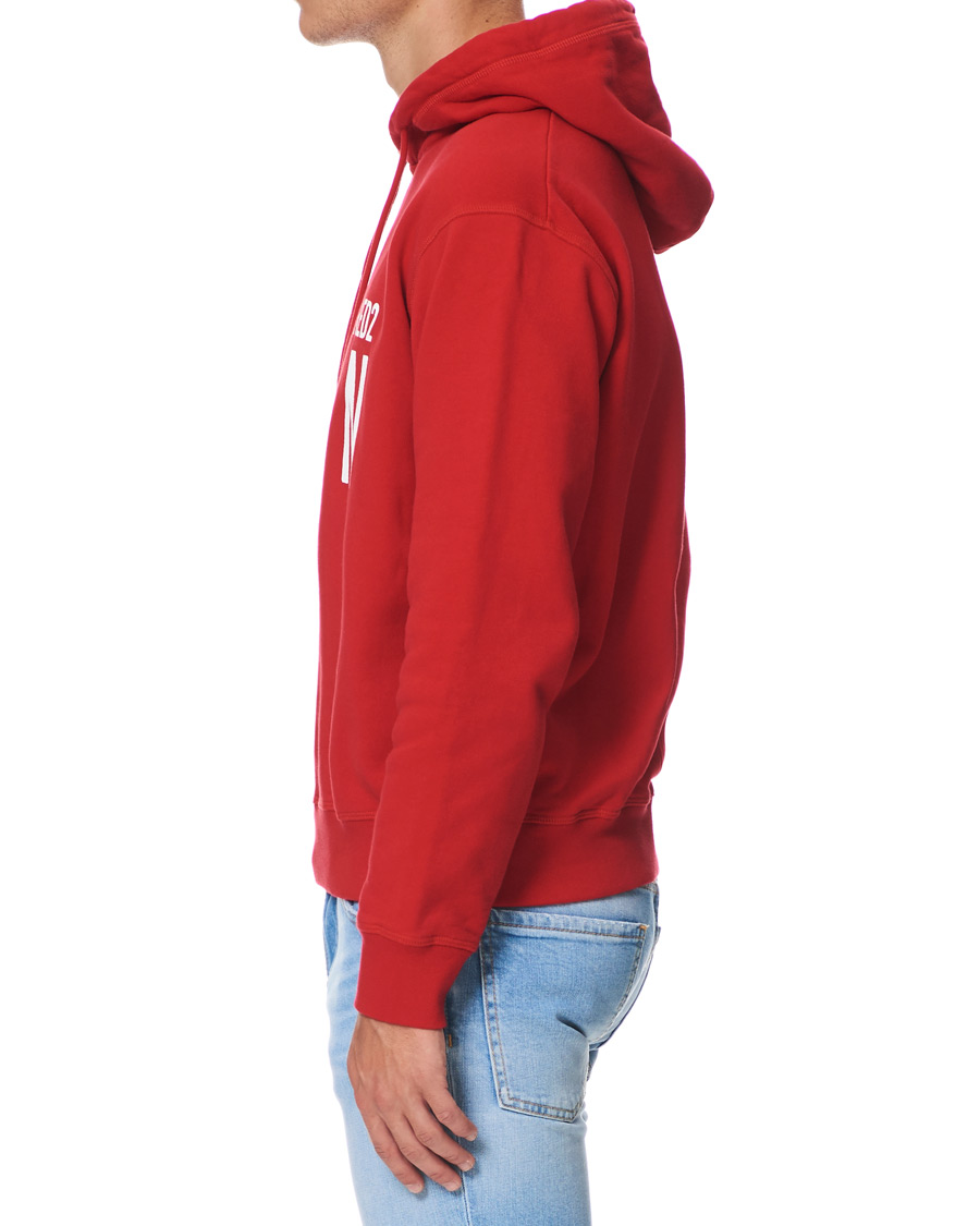 Homme | Pulls Et Tricots | Dsquared2 | Cool Fit Icon Logo Hoodie Red